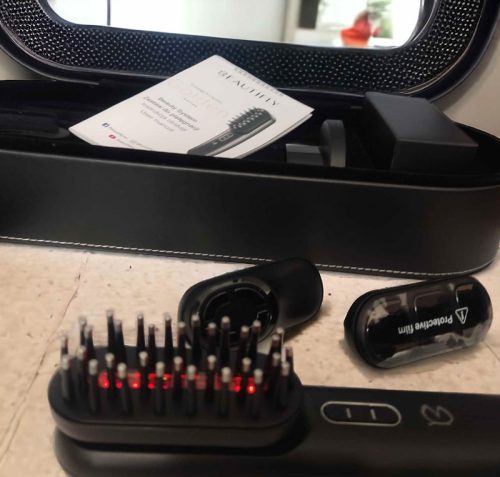 Prestige Tri-Action Golden Massaggiatore EMS Multifunzionale Antirughe per viso, corpo e capelli, Rassodamento e Lifting photo review